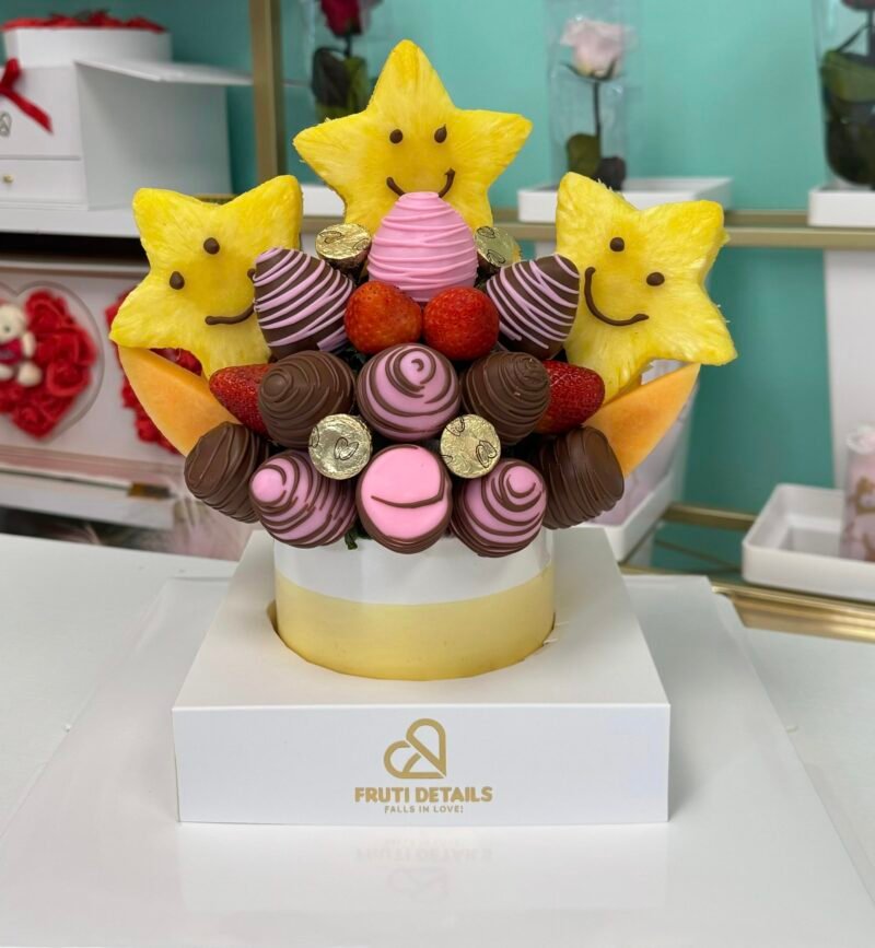 Fruit Bouquet Birthday happy Pink